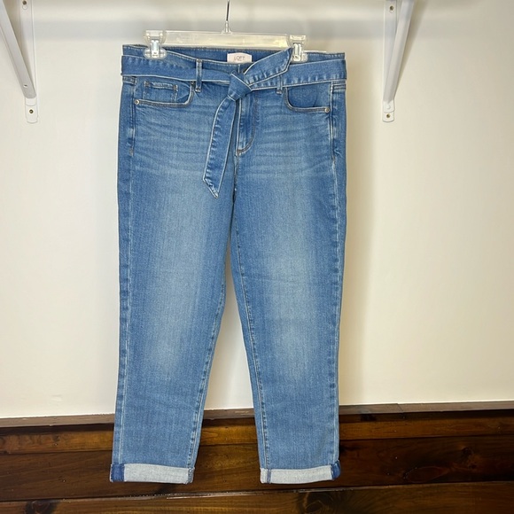 NWT Loft Outlet Modern Denim Crop Jeans- 6 - Picture 1 of 7